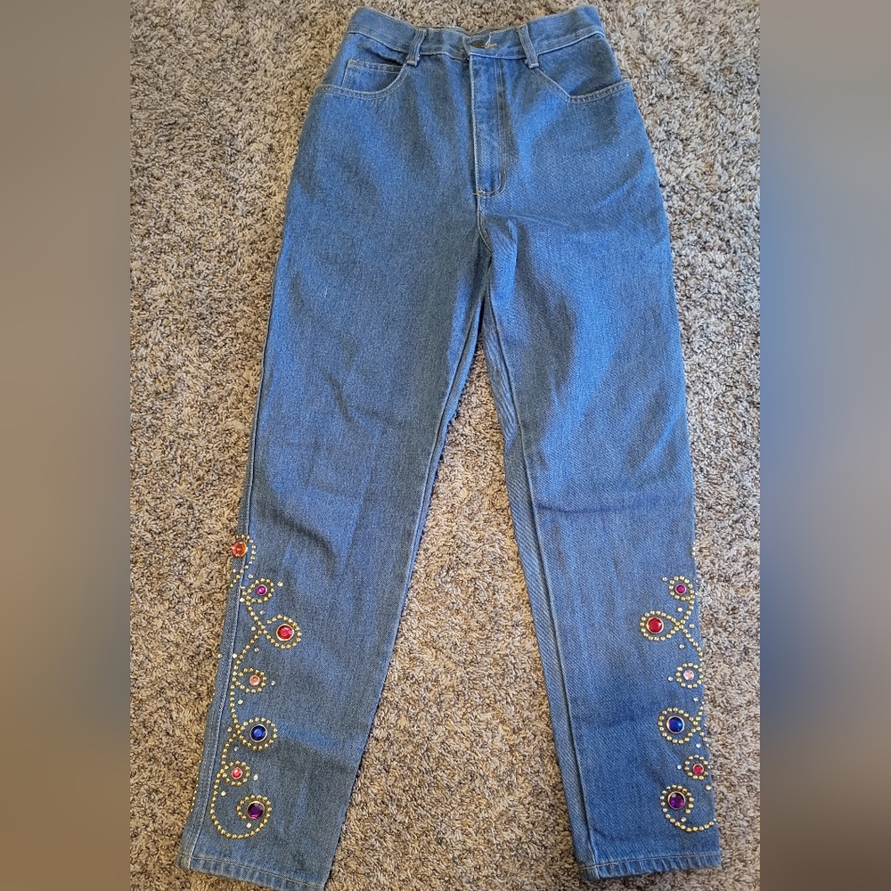 Vintage Monique Bejeweled Jeans